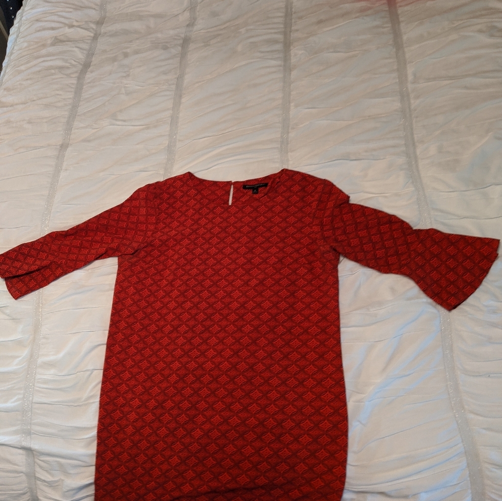 Red banana republic dress